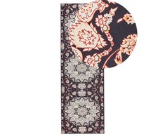 Beliani Kilimas ARITAS juodas 80 x 240 cm