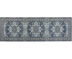 Beliani Lumarko kilimas 80 x 240 cm pilkas su mėlynu KOTTAR!