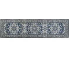 Beliani Lumarko kilimas 80 x 300 cm pilkas su mėlynu KOTTAR!