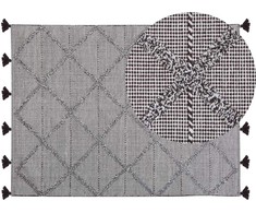 Beliani Kilimas TUZLA rudas 140 x 200 cm medvilninis