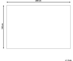 Beliani Kiliminis kilimas FARWAN spalvotas 140 x 200 cm medvilninis