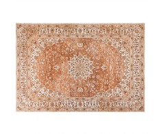 Beliani Kiliminis HAYA oranžinis 160 x 230 cm medvilninis