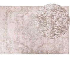 Beliani Dywan bawełniany 160 x 230 cm rožinė MATARIM