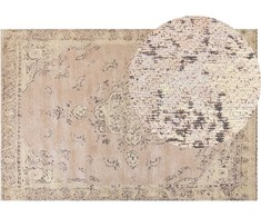 Beliani Dywan MATARIM Kremas 200 x 300 cm Medvilnė
