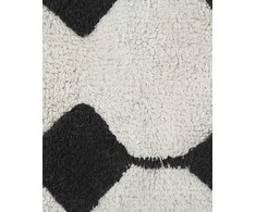 Beliani Lumarko medvilnės kilimas 80 x 150 cm juodas KHEMISSET!