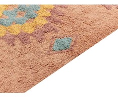 Beliani Lumarko medvilnės kilimas 80 x 150 cm oranžinės IGDIR!