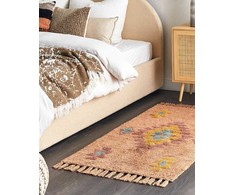 Beliani Lumarko medvilnės kilimas 80 x 150 cm oranžinės IGDIR!