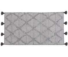 Beliani Medvilnė kilimas 80 x 150 cm ruda TUZLA