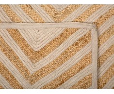 Shumee Medvilnės kilimas 80 x 150 cm smėlio spalvos PIRLI