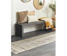 Beliani Kilimas TOZLU smėlio spalvos 80 x 230 cm medvilninis