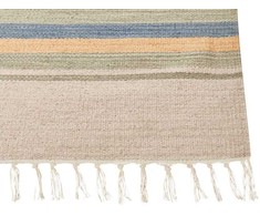 Beliani Dywan APARAN Kremas 140 x 200 cm Medvilnė Kilim