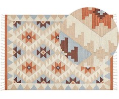 Beliani kilimas DILIJAN Spalvingas 160 x 230 cm Medvilnė Kilim