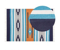 Beliani Kilimas NORATUS spalvingas 200 x 300 cm medvilninis kilim