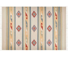Beliani medvilninis kilim kilimas 200 x 300 cm daugiaspalvis APARAN