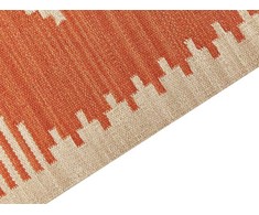 Beliani Dywan bawełniany kilim 80 x 150 cm oranžinė GAVAR Lumarko!