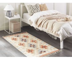 Beliani Medvilninis kilim kilimas 80 x 150 cm daugiaspalvis DILIJAN