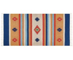 Beliani medvilninis Kilim kilimas 80 x 150 cm Daugiaspalvis TARONIK