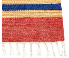 Beliani medvilninis Kilim kilimas 80 x 300 cm Daugiaspalvis HATIS
