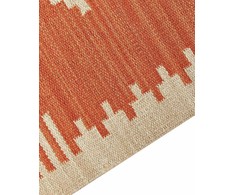 Beliani Dywan GAVAR Oranžinė 80 x 300 cm Medvilnė Kilim