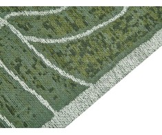 Beliani Kilimas SARMIN žalias, 200 x 300 cm, medvilnė