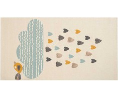 Beliani Cotton vaikiškas kilimėlis 80 x 150 cm įvairiaspalvis BLANG