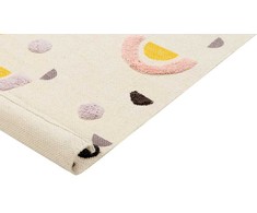 Beliani Cotton vaikiškas kilimėlis 80 x 150 cm įvairiaspalvis CURUP