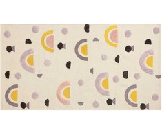 Beliani Cotton vaikiškas kilimėlis 80 x 150 cm įvairiaspalvis CURUP
