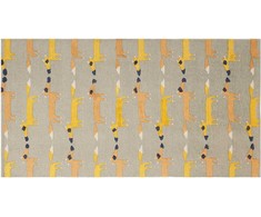 Beliani Vaikiškas kilimėlis BANKGO Pjuvenos 80 x 150 cm Medvilnė