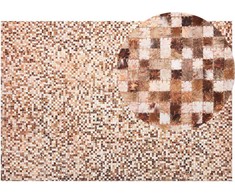 Beliani Kilimas TORUL rudas 160 x 230 cm iš natūralios odos