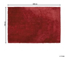 Beliani Shaggy kilimas EVREN raudonas 140 x 200 cm