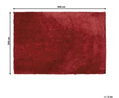 Beliani Shaggy kilimas EVREN Raudonas 200 x 300 cm