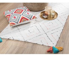 Beliani Shumee Shaggy kilimas 80 x 150 cm baltas KARTAL