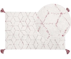 Shumee Shaggy kilimas 80 x 150 cm balta SAKARYA
