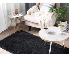 Beliani Shaggy kilimas 80 x 150 cm juoda CIDE