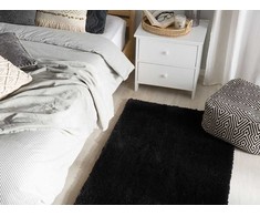 Beliani Shaggy kilimas EVREN juodas 80 x 150 cm