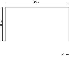 Beliani kilimas 80 x 150 cm raudona DEMRE