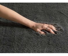 Beliani Shaggy kilimas 80 x 150 cm tamsiai pilka EVREN