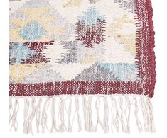 Beliani Kilim FENER spalvotas 140 x 200 cm džiuto