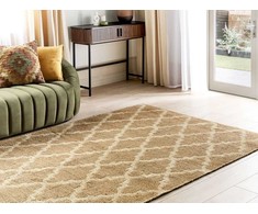 Beliani Dywan MERMER Kremas 160 x 230 cm Juta