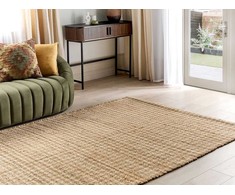 Beliani Dywan ARAPTEPE Kremas 160 x 230 cm Juta