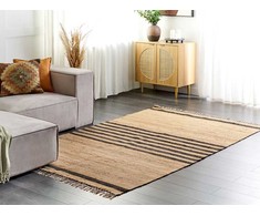Beliani Dywan ERICEK Kremas 160 x 230 cm Juta