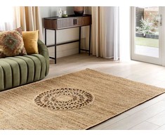 Beliani Dywan BOGAZOREN Kremas 160 x 230 cm Juta