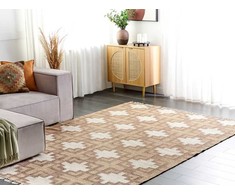 Beliani Dywan KONURTAY Kremas 200 x 300 cm Juta