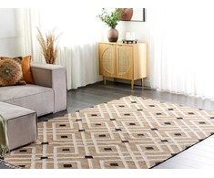 Beliani Dywan ESENCIK Kremas 200 x 300 cm Juta