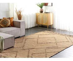 Beliani Dywan HANDERE Kremas 200 x 300 cm Juta