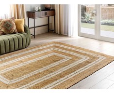 Beliani Dywan ELMALI Kremas 200 x 300 cm Juta