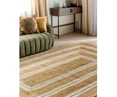 Beliani Dywan ELMALI Kremas 200 x 300 cm Juta