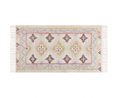 Beliani Kilimas TERKOS spalvingas 80 x 150 cm džiutas