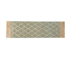 Beliani Dywan TELLIKAYA Žalias 80 x 300 cm Juta