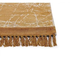 Beliani Kilimas HANLI oranžinis 80 x 150 cm viskozė